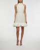 Malina Klänning Fern Halterneck Ruffled Mini Vit XS