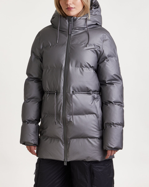 Jacka W Alta Puffer Parka Metallic 1