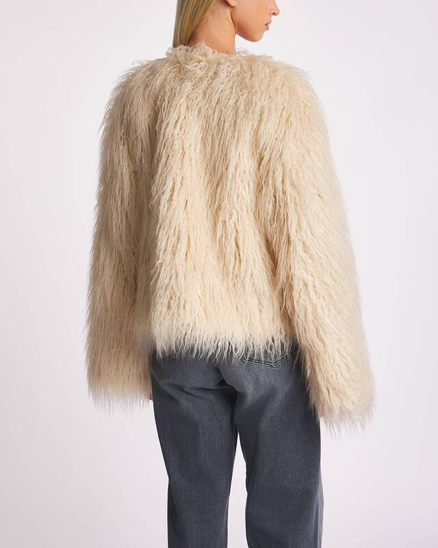 Malina Jacka Manda Faux Fur Vanilj L