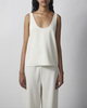 Almada Top Romy Crepe Creme M