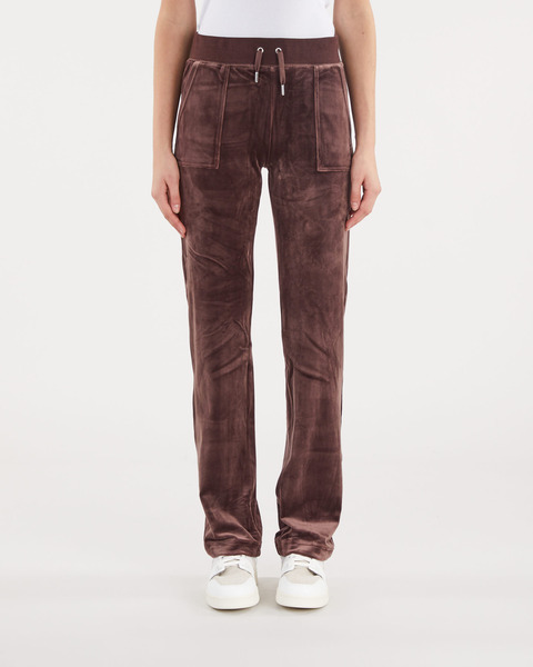 Trousers Del Ray Classic Velour  Chocolate 1