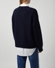 Ritz Paris x Frame Sweater Ritz Unisex Cashmere  Navy XS