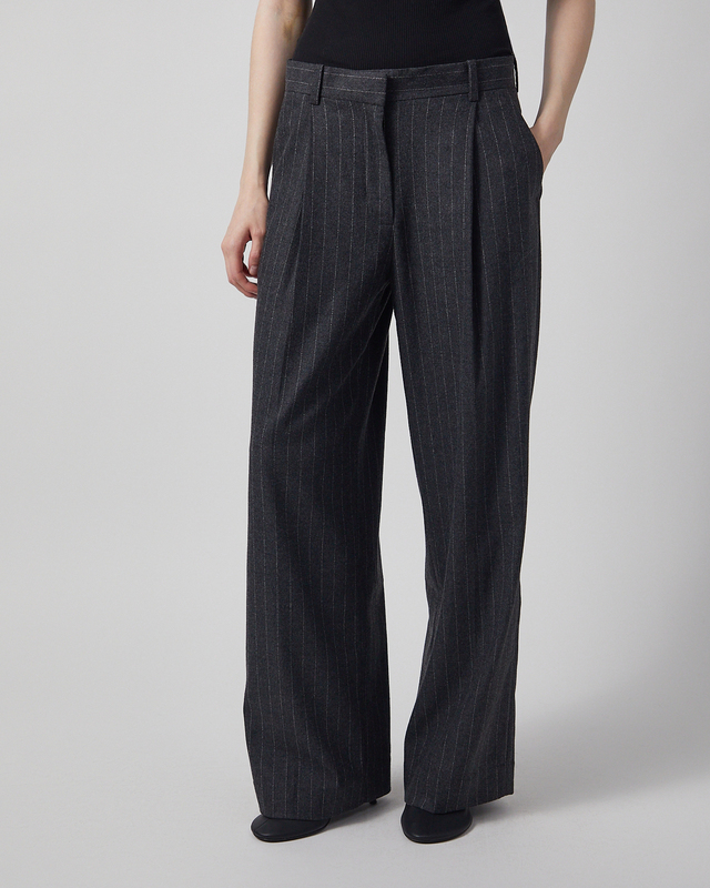 Dagmar Byxor relaxed suit pinstripe Pinstripe 40