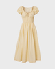 DÔEN Kjole Quinn Light yellow M
