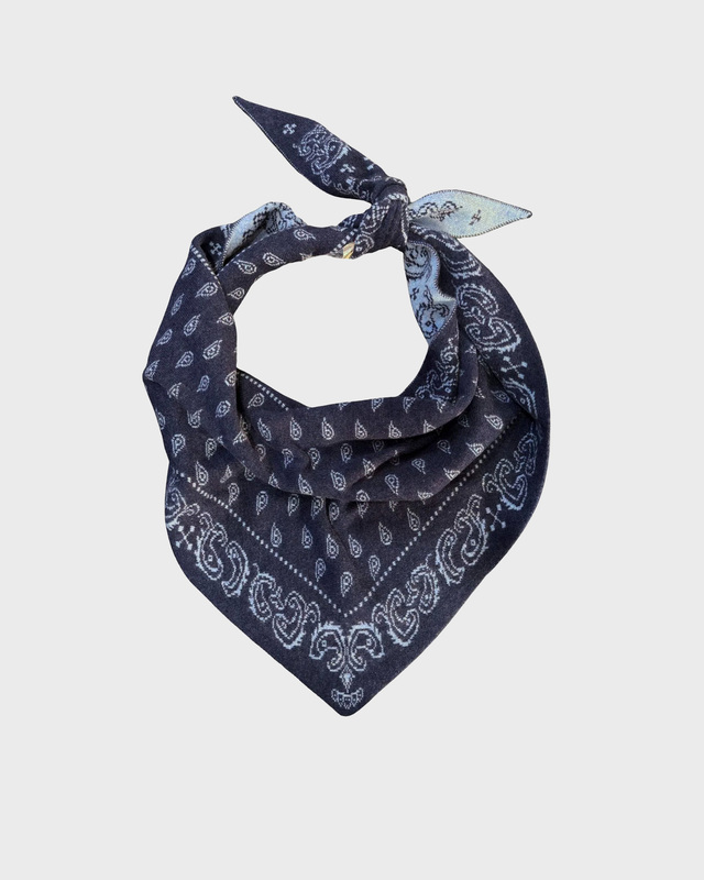 Guest In Residence Cashmere Scarf The Wild Rag Indigo ONESIZE