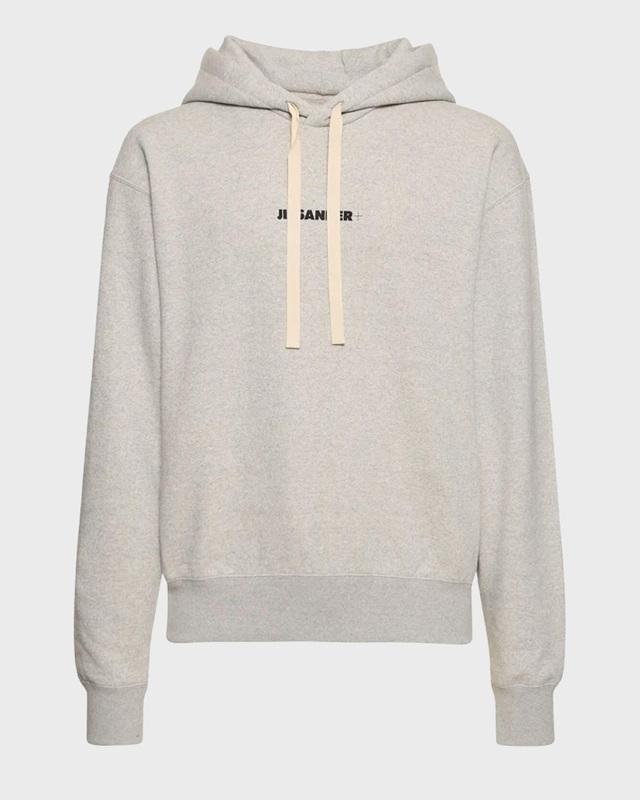 Jil Sander Hooded Sweatshirt Grey Melange XS