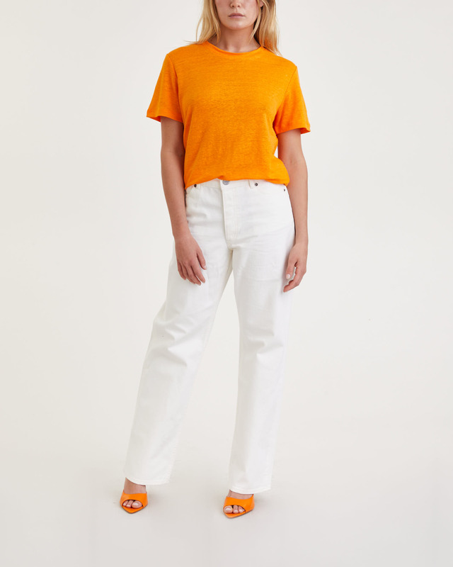 Rodebjer T-Shirt Ninja Linen Orange L