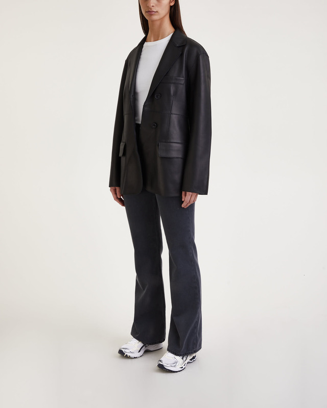 MEOTINE Blazer Lily Leather  Black S-M