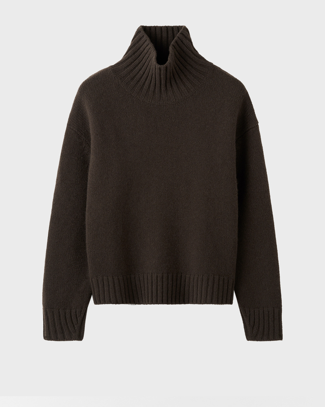 Almada Label  Tröja Nola Turtleneck  Chocolate XL