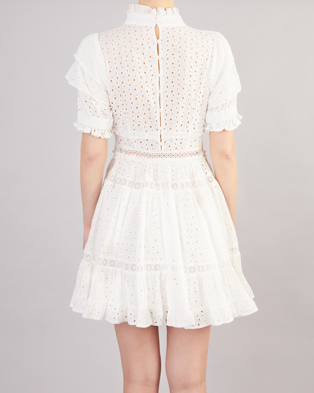 By Malina - Iro mini lace dress | WAKAKUU
