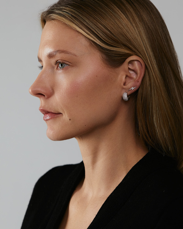 CBYC Earrings Bolt Ear Stud Silver Silver ONESIZE