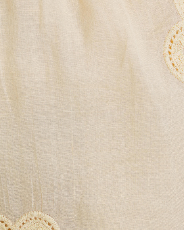 Zimmermann Trousers Acadian Embroidered Light Yellow 1 (S-M)