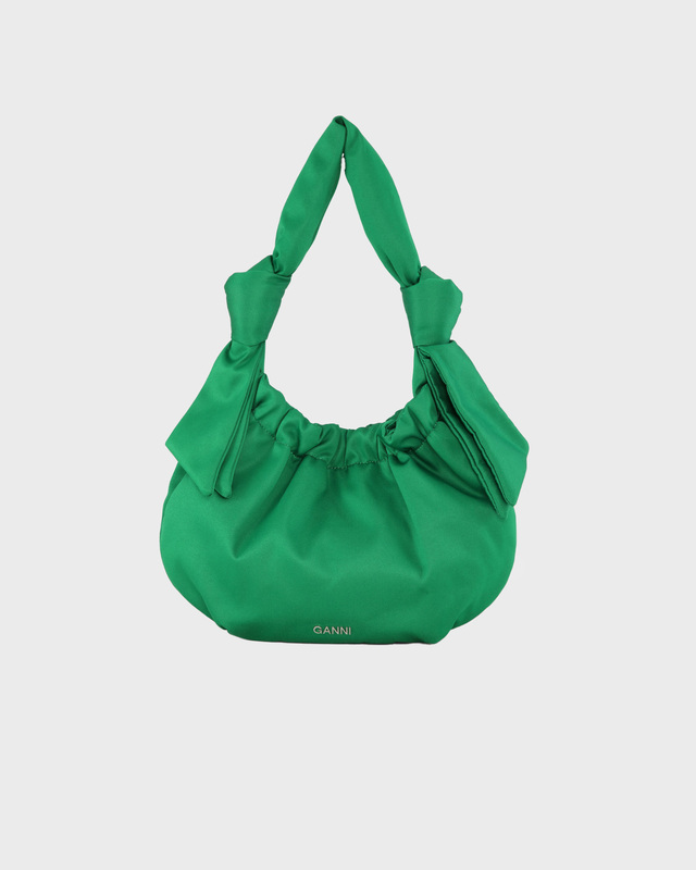 Ganni Bag Occasion Small Hobo Green ONESIZE