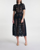 Self-Portrait Dress Navy Lace Midi Blue UK 8 (EUR 36)