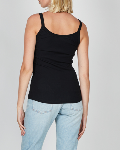 Linne Fine Rib Svart 2