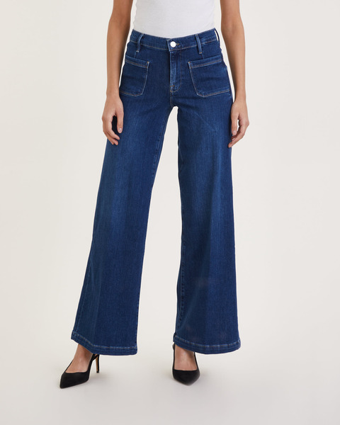 Jeans Le Bardot Wide Leg Blå 1