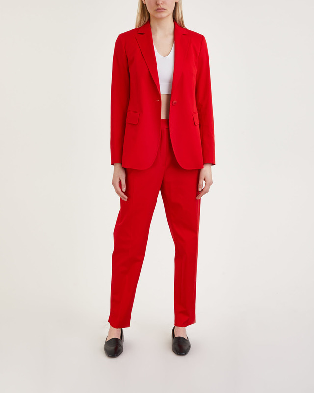 Max Mara Studio Kavaj Vischio Röd IT 36 (EUR 32)