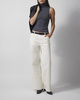 Wakakuu Icons Jeans Flared Cotton Offwhite L
