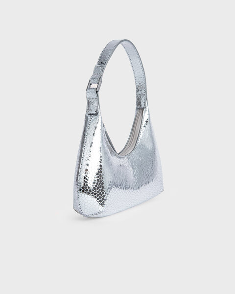 Bag Baby Amber Silver Flagstone Leather Silver ONESIZE 2