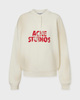 Acne Studios Sweatshirt Fleece Logo Offwhite XS