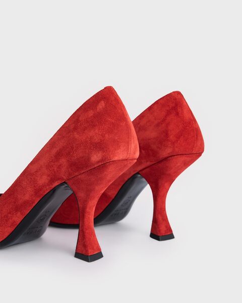 Pumps Viva Pomodoro Suede Leather Röd 2