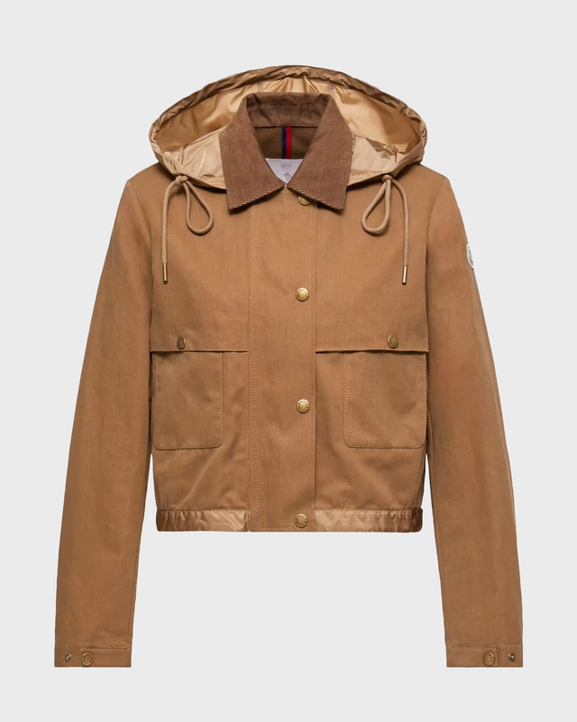 Moncler Jacket Aconitum Brown MONCLER 1 (S)