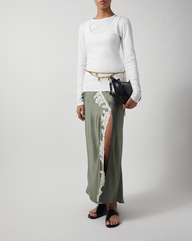 By Malene Birger T-shirt Long-sleeved Brita Flat White XS