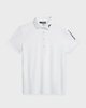 J Lindeberg Pike Tour tech golf polo White L