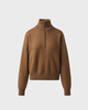 Wakakuu Icons Sweater Macy Zip Wool Camel L