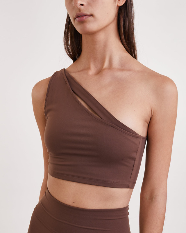 Ragdoll LA Top One shoulder Brun S