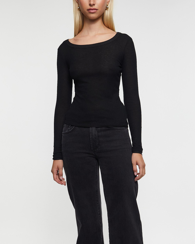 NEUW Top Echo Longsleeve Black M