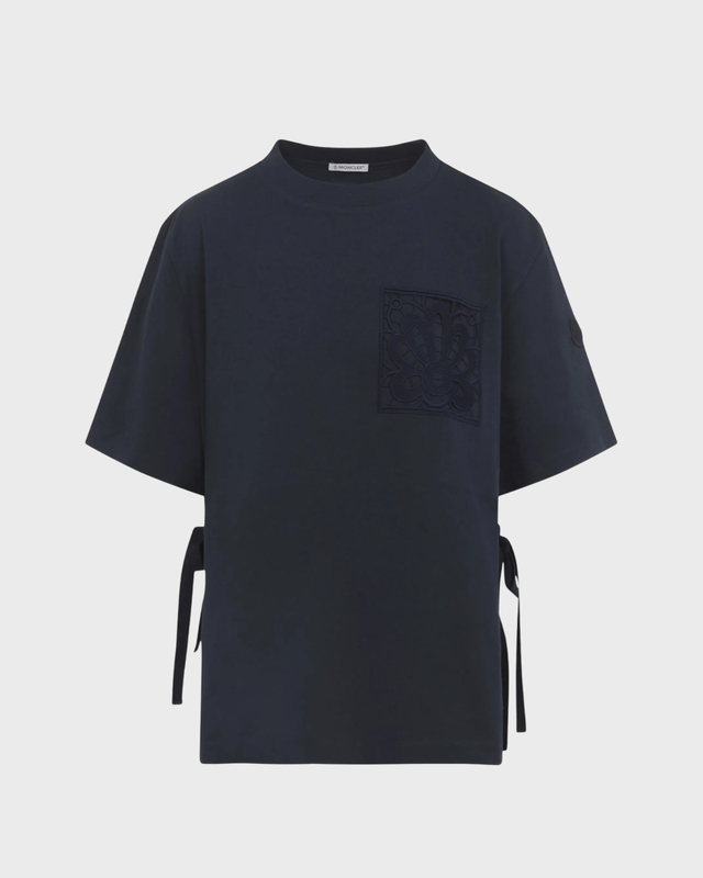 Moncler T-skjorte SS Navy L