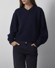 Wakakuu Icons Genser Cashmere V-Neck Navy M