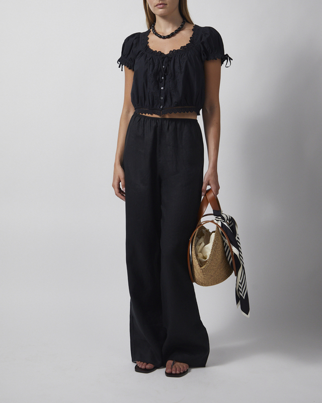 DÔEN Linen Pants Lavon S