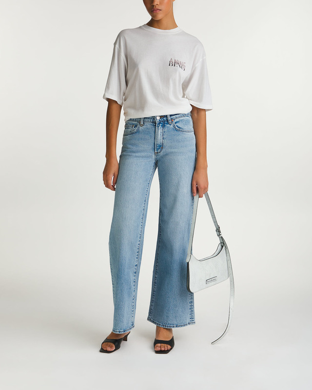 Anine Bing T-Shirt Cason Tee Graffiti Ivory M