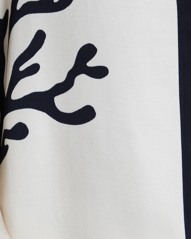 Malina Shirt Meya Wide Fit Vit/svart XL