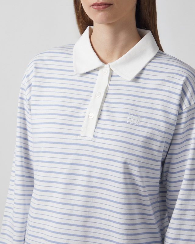 Camilla Pihl Shirt Elmer Polo  Ljusblå M