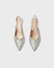 sania d'mina Klackskor Elena Glitter  Silver EUR 36