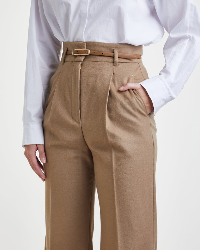 Max Mara Studio Byxor Perdoni  Brun IT 44 (EUR 38)