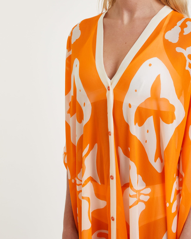 Rodebjer Klänning Kaftan Agave Youth Orange ONESIZE