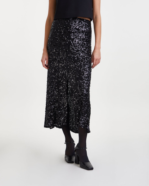 Skirt Alba Sequin Black 2