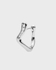 MARIA BLACK Earring Yasmin 8 Huggie Silver left