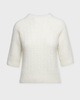 Wakakuu Icons Sweater Odense Cable Knit Creme S