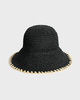By Malene Birger Hatt Strawilla Svart ONESIZE