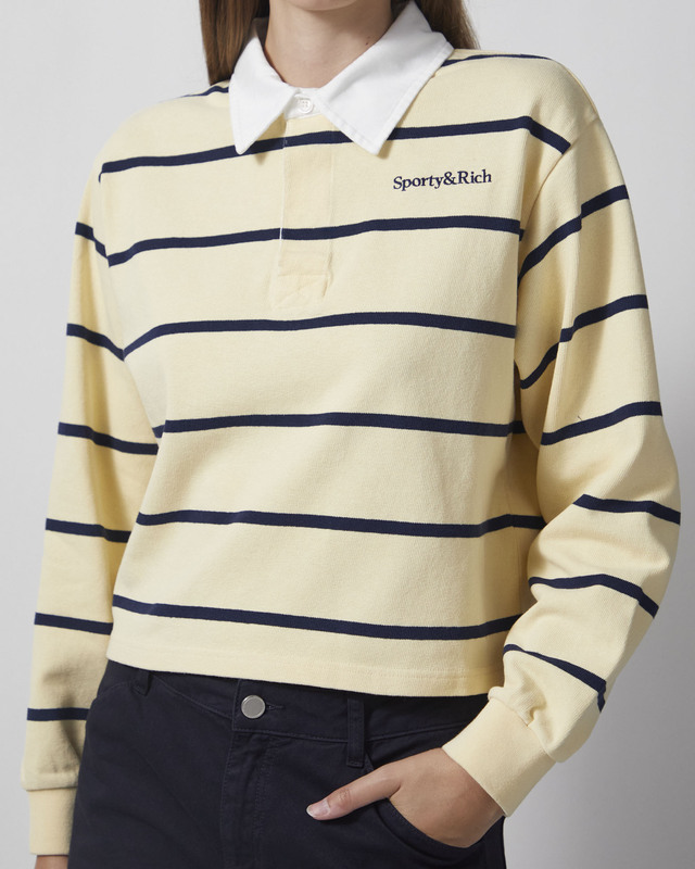 Sporty & Rich Piké Serif Logo Rugby Almond S