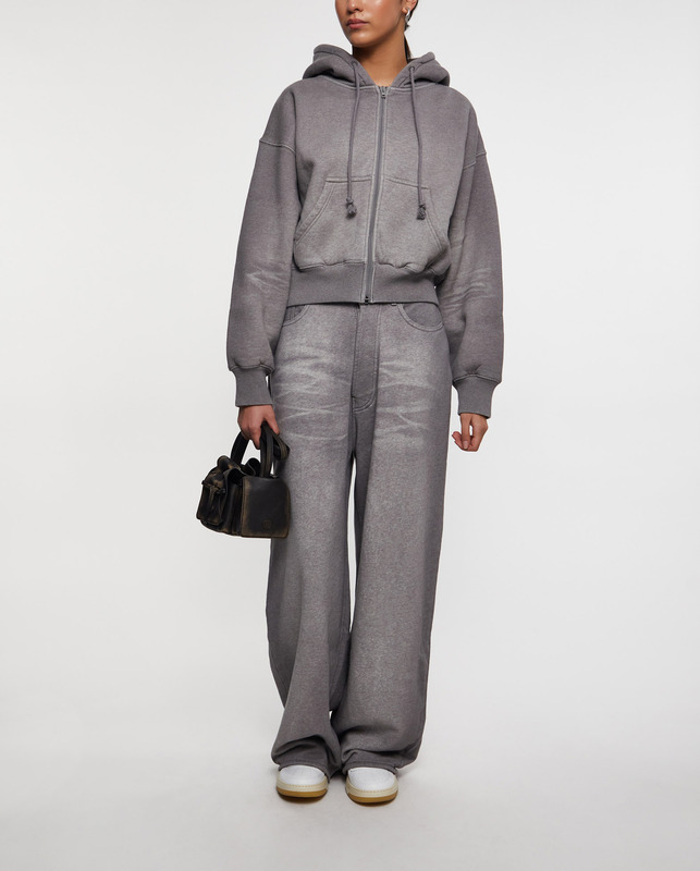 Acne Studios Byxor Loose Fit Sweatpants Grå 34