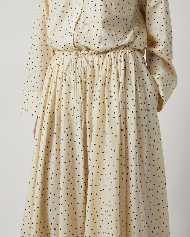 By Malene Birger Skirt Pheo Creme/svart 34