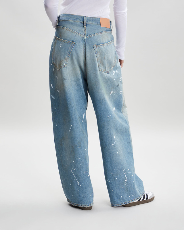 Acne Studios Jeans 2023 Baggy Fit Antracite Blå 38