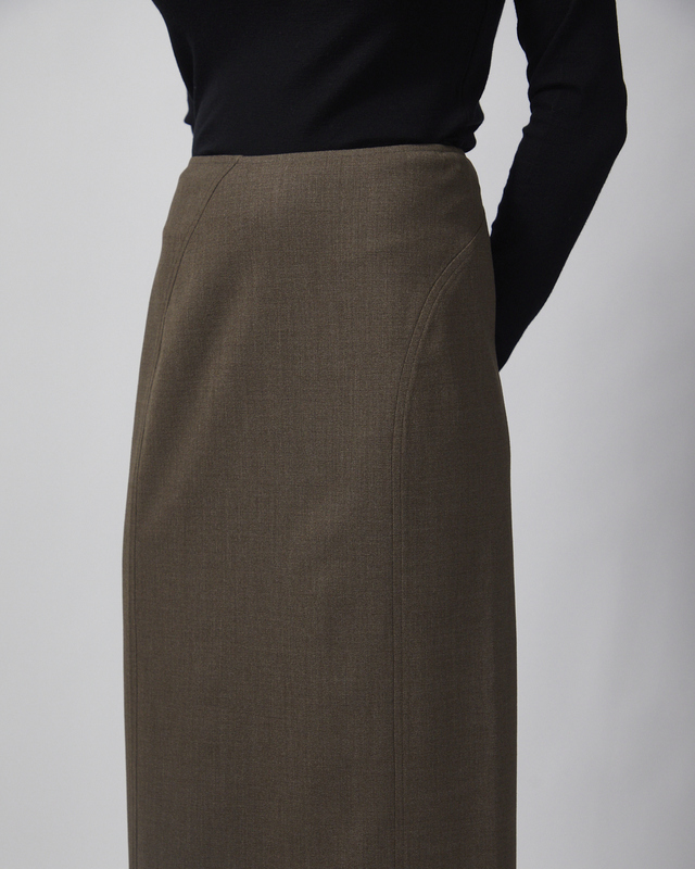 Jil Sander Kjol 148 Mörkbrun IT 42 (EUR 38)