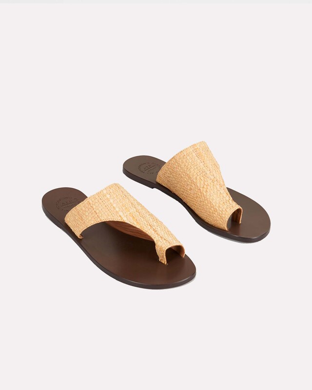 ATP Atelier Sandal Rosa Natural Raffia Natural EUR 40